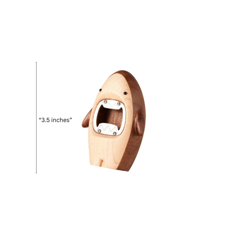 Adorable Wooden Shark Bottle Opener - Gift From Here