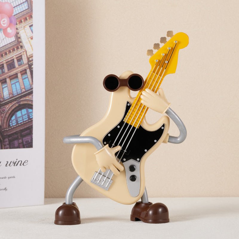 Funny Guitar Wind - Up Music Box Ornament - Gift From Here