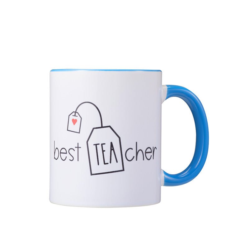 Best TEAcher Ceramic White Coffee Mug