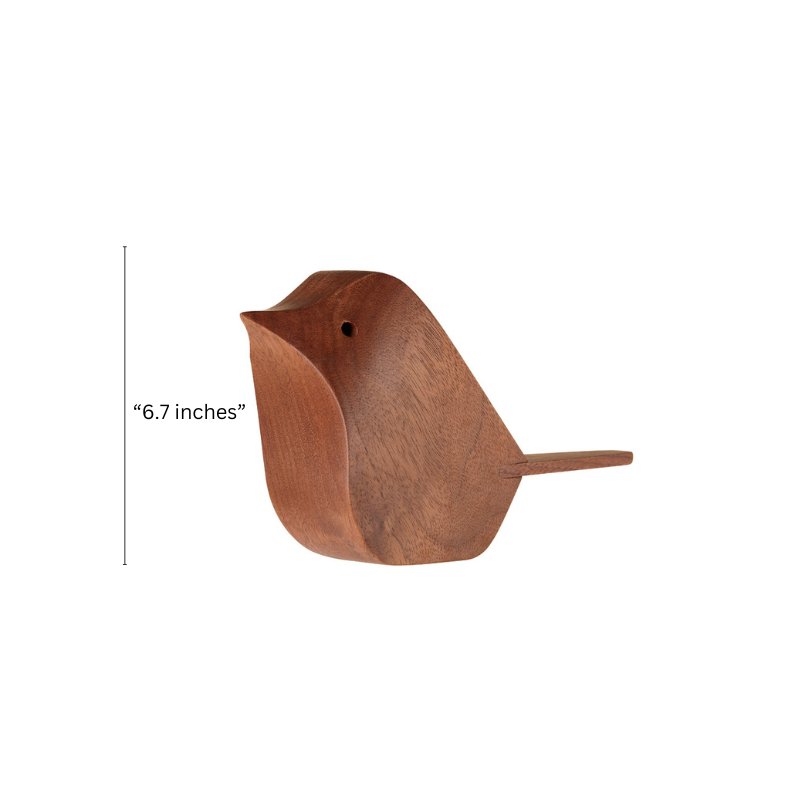 Wooden Bird Figurine Ornament - Gift From Here