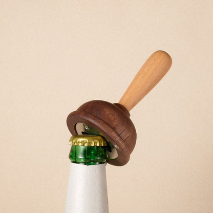 Wooden Plunger Bottle Opener - Gift From Here