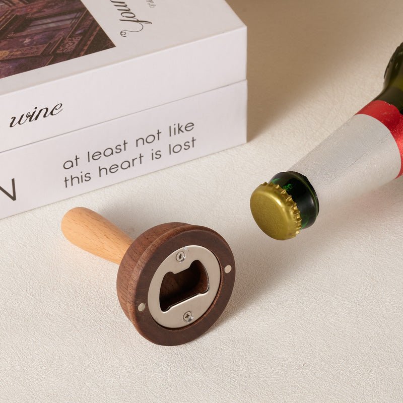 Wooden Plunger Bottle Opener - Gift From Here